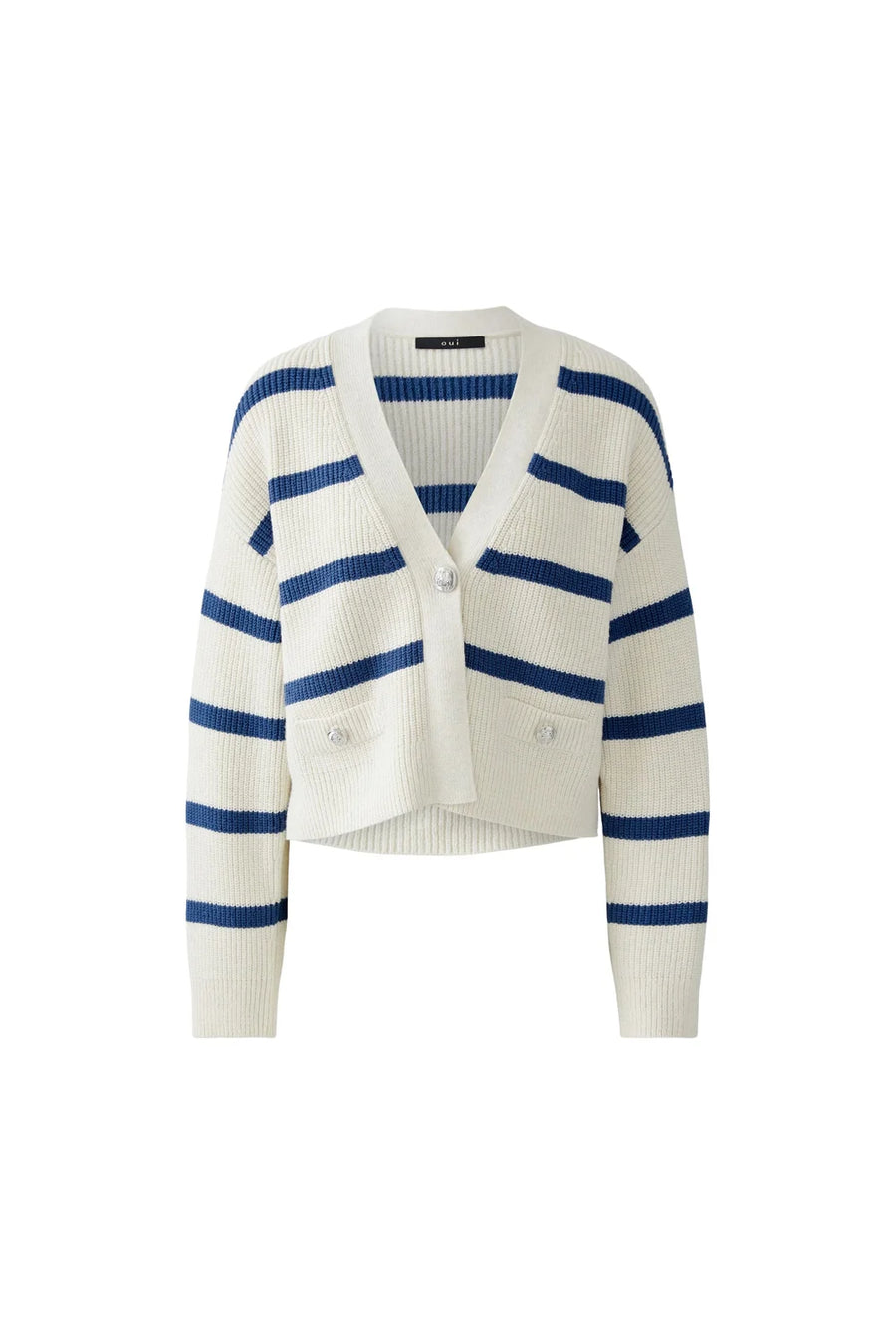 WOMEN'S STRIPED CARDIGAN