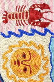 WOMEN'S SUN & SEA BEADED BAG