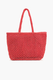 WOMEN'S CIAO BELLA BEADED MACRAME TOTE