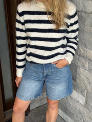THORA STRIPE CREW NECK KNIT