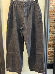 BALLOON DENIM TROUSERS