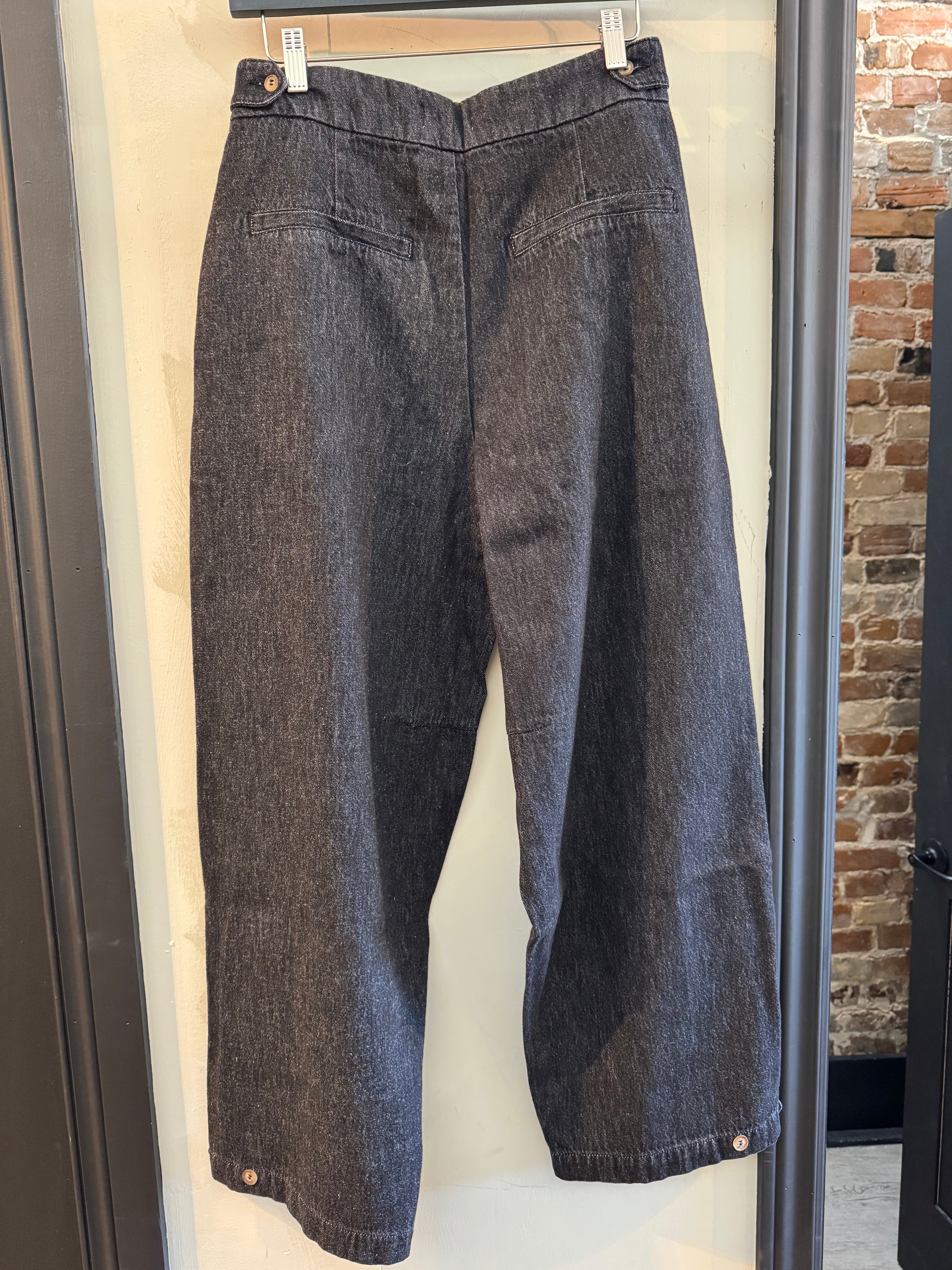 BALLOON DENIM TROUSERS