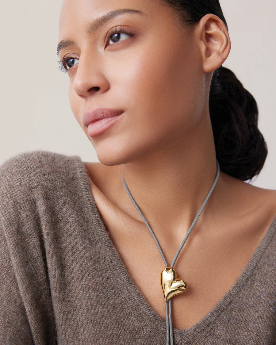 ART HEART BOLO TIE