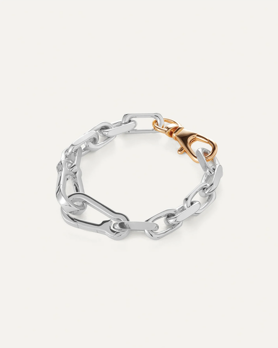 PADLOCK HEART CHAIN BRACELET