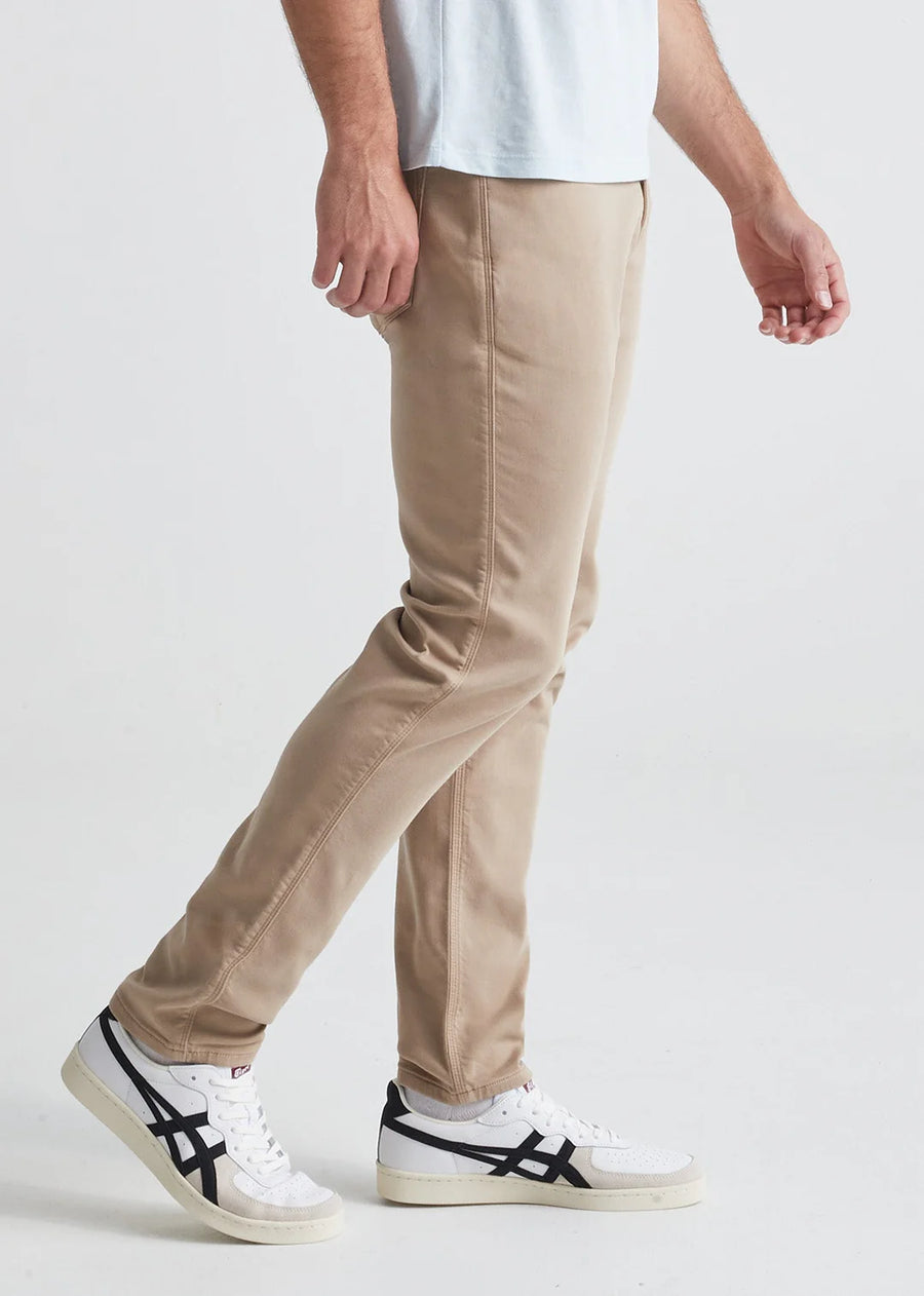 NO SWEAT SLIM STRAIGHT (DESERT KHAKI)