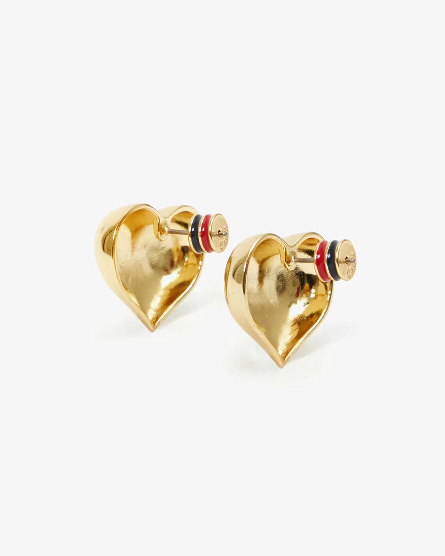 MYLAR HEART EARRINGS