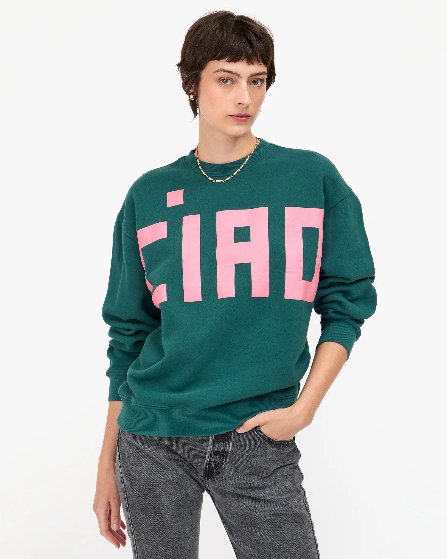 "CIAO" OVERSIZED SWEATER