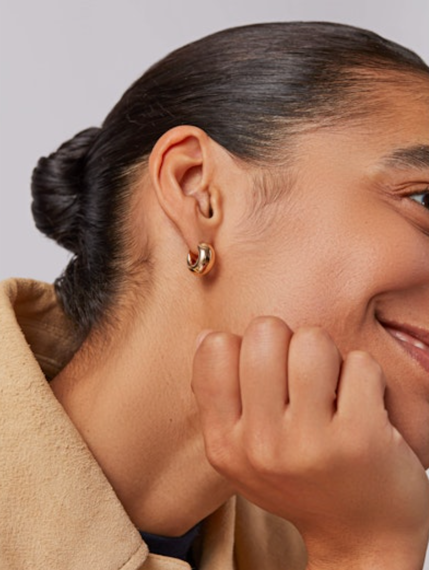 MINI TOME HOOP EARRINGS