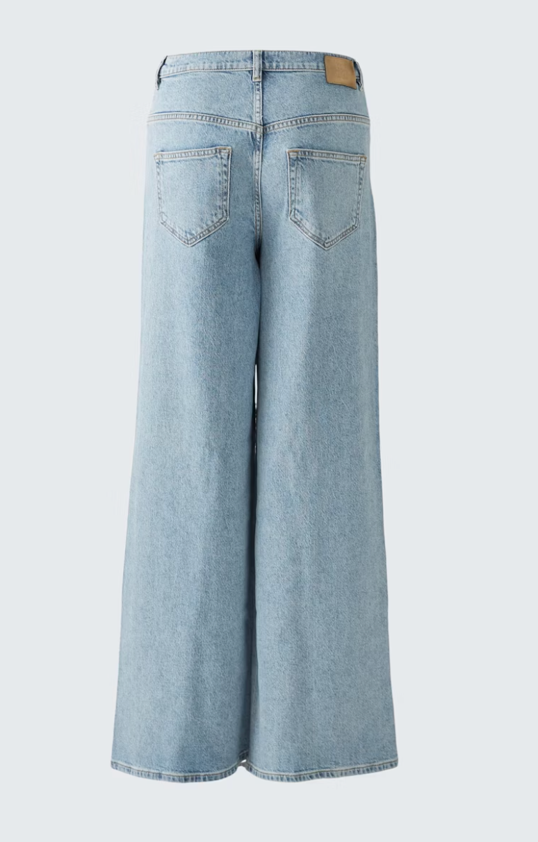 WOMEN'S BLUE DENIM HIGH RISE JEANS