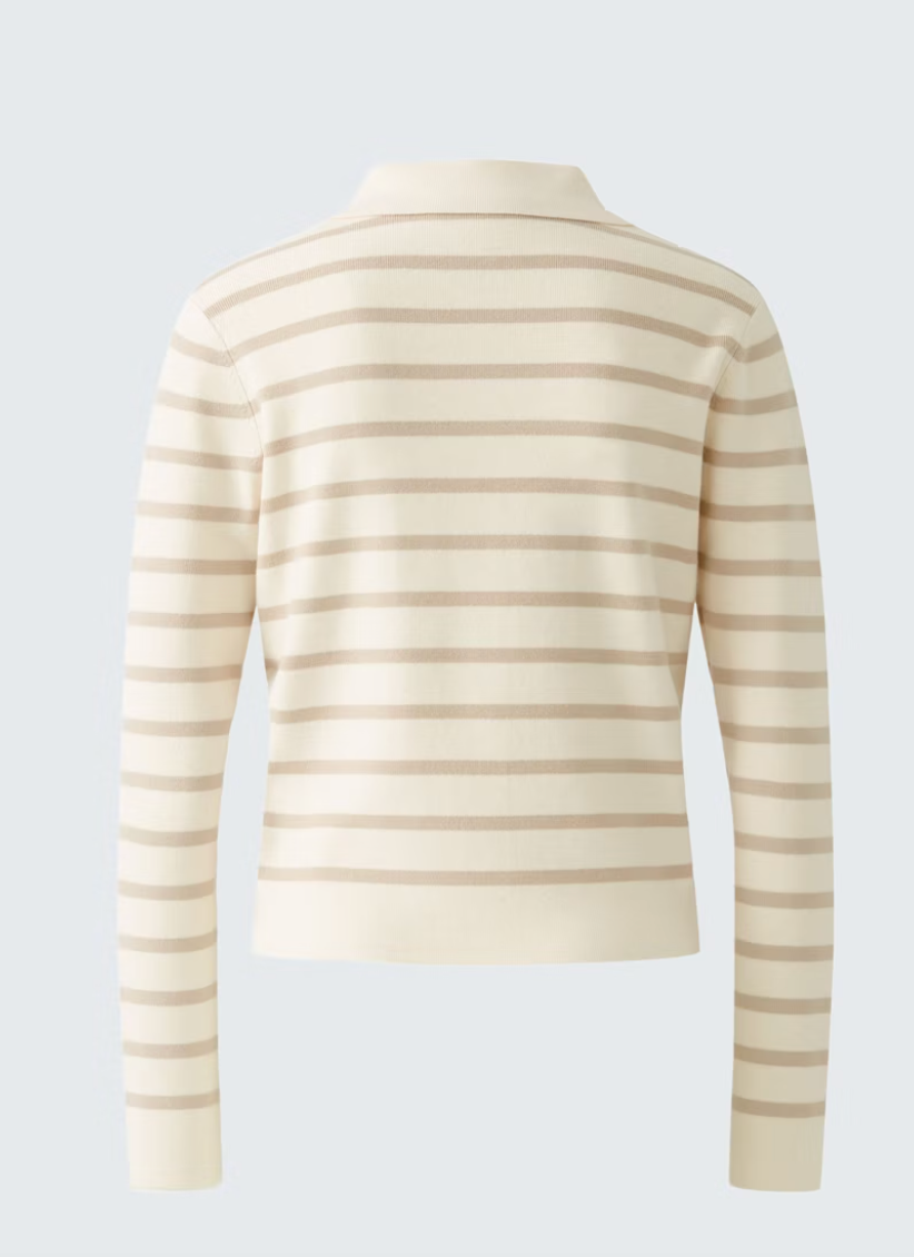 WOMEN'S WHITE CAMEL CARDIGAN