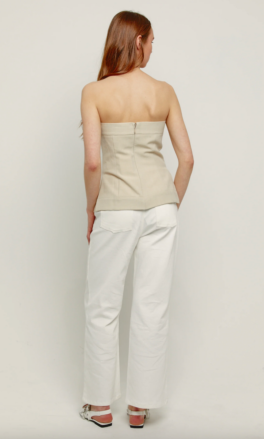 WOMEN'S TAILORED BANDEAU TOP