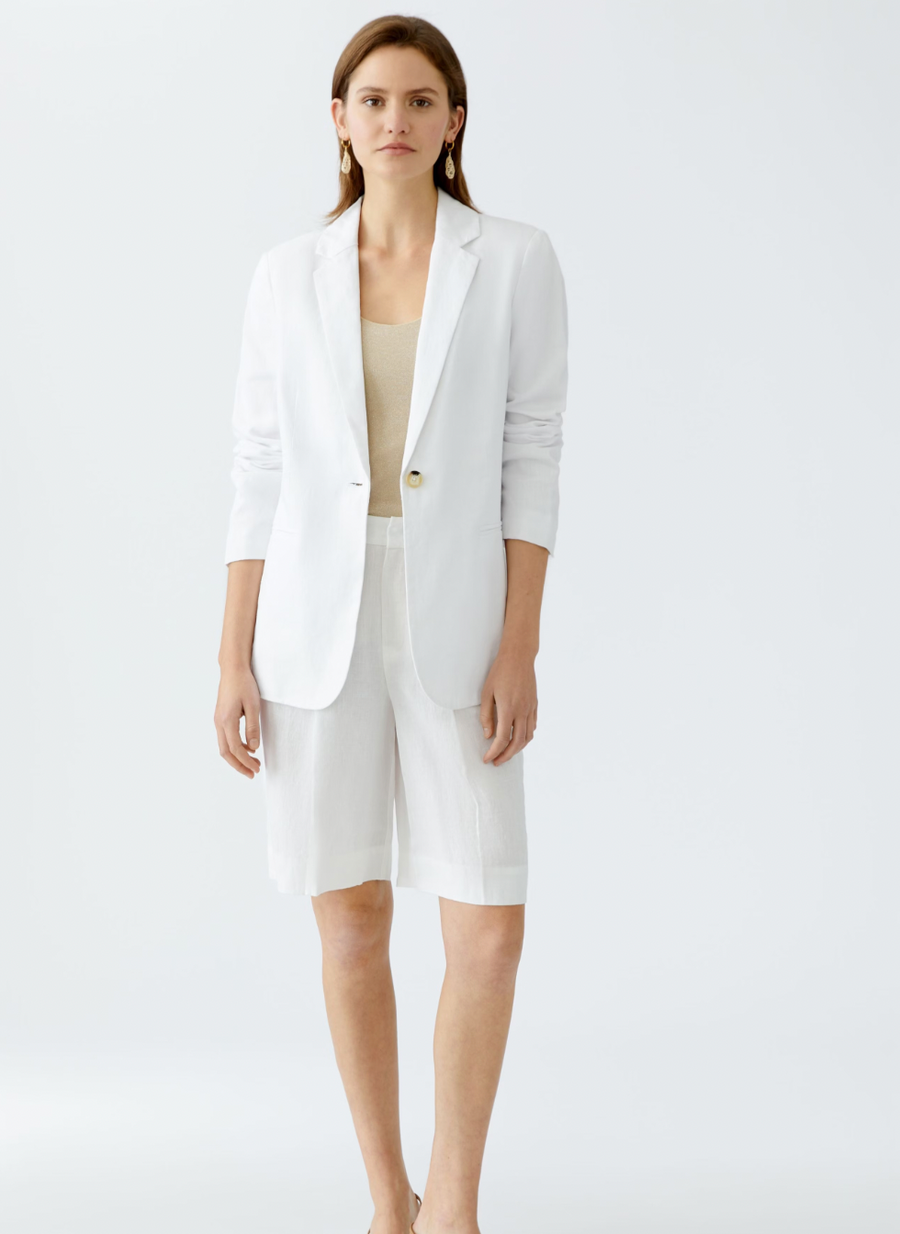 WOMEN'S CASUAL LINEN BLAZER