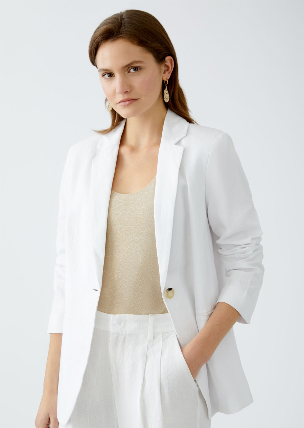 WOMEN'S CASUAL LINEN BLAZER