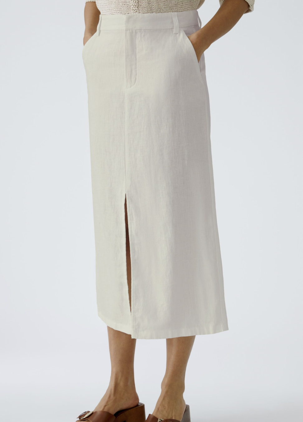 WOMEN'S LINEN MAXI SKIRT