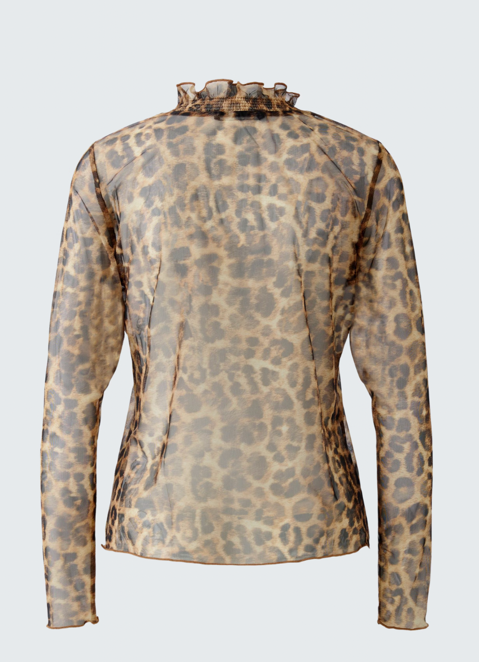 SHEER CAMEL SHIRT