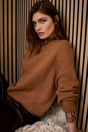 SHEER CAMEL SHIRT