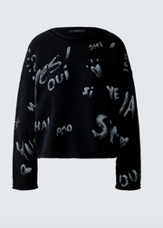 OFF WHITE GRAPHIC PULLOVER