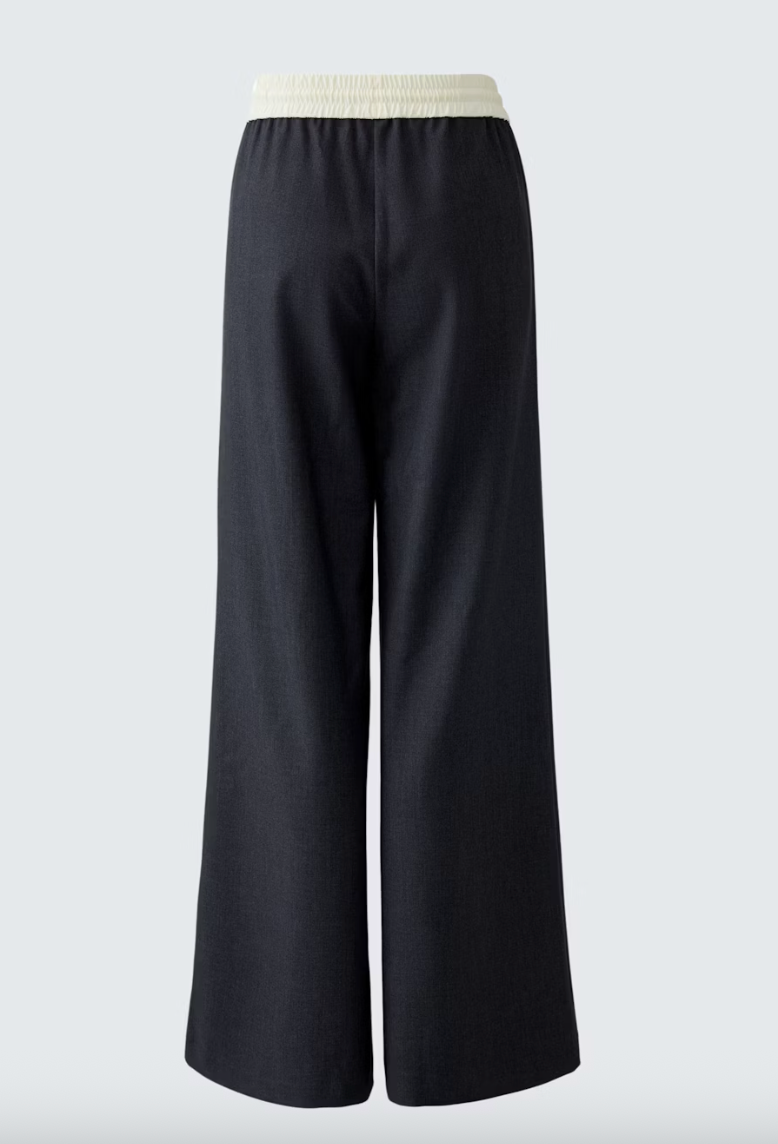 TRACK PANT STYLE SUIT PANTS