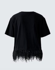 FRINGE TEE SHIRT
