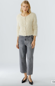 GREY DENIM BARREL JEANS