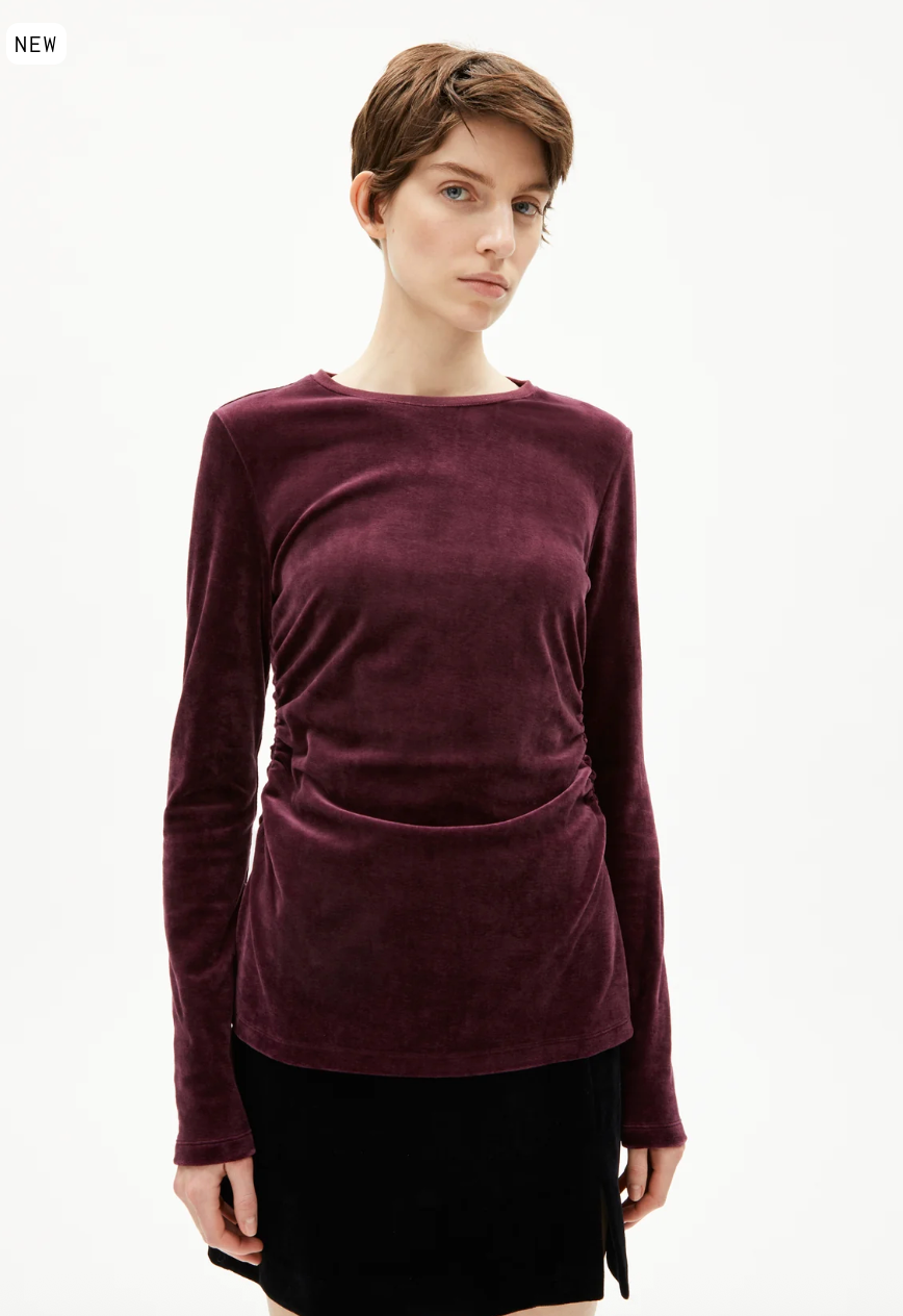 ADAAJA LORA VELVET TOP