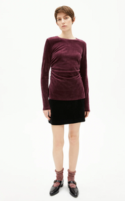 ADAAJA LORA VELVET TOP