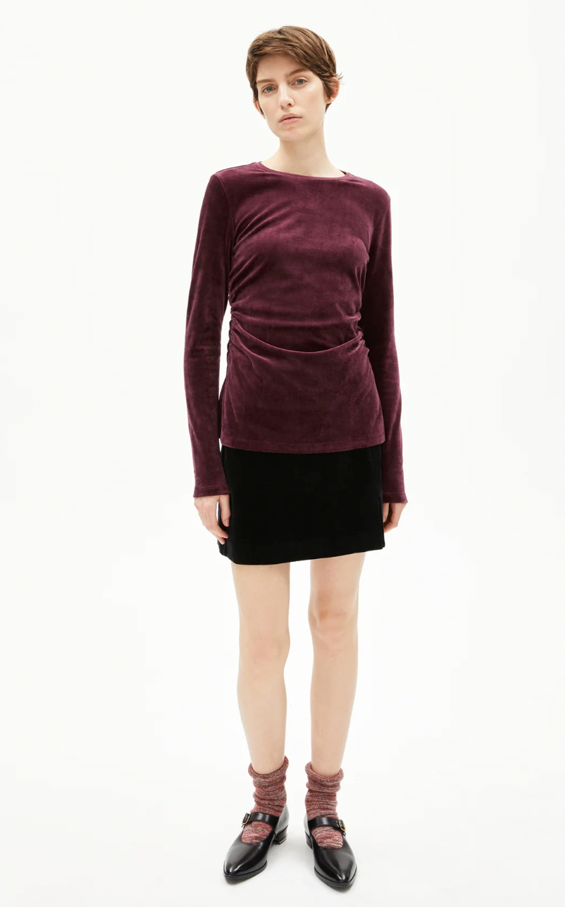 ADAAJA LORA VELVET TOP