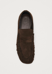AVEN SUEDE BROWN LEATHER LOAFERS