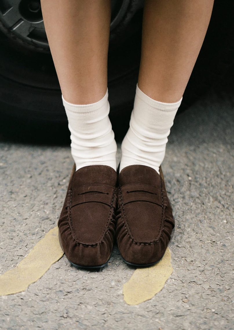 AVEN SUEDE BROWN LEATHER LOAFERS