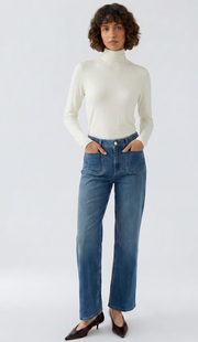 HIGH RISE CROPPED JEAN