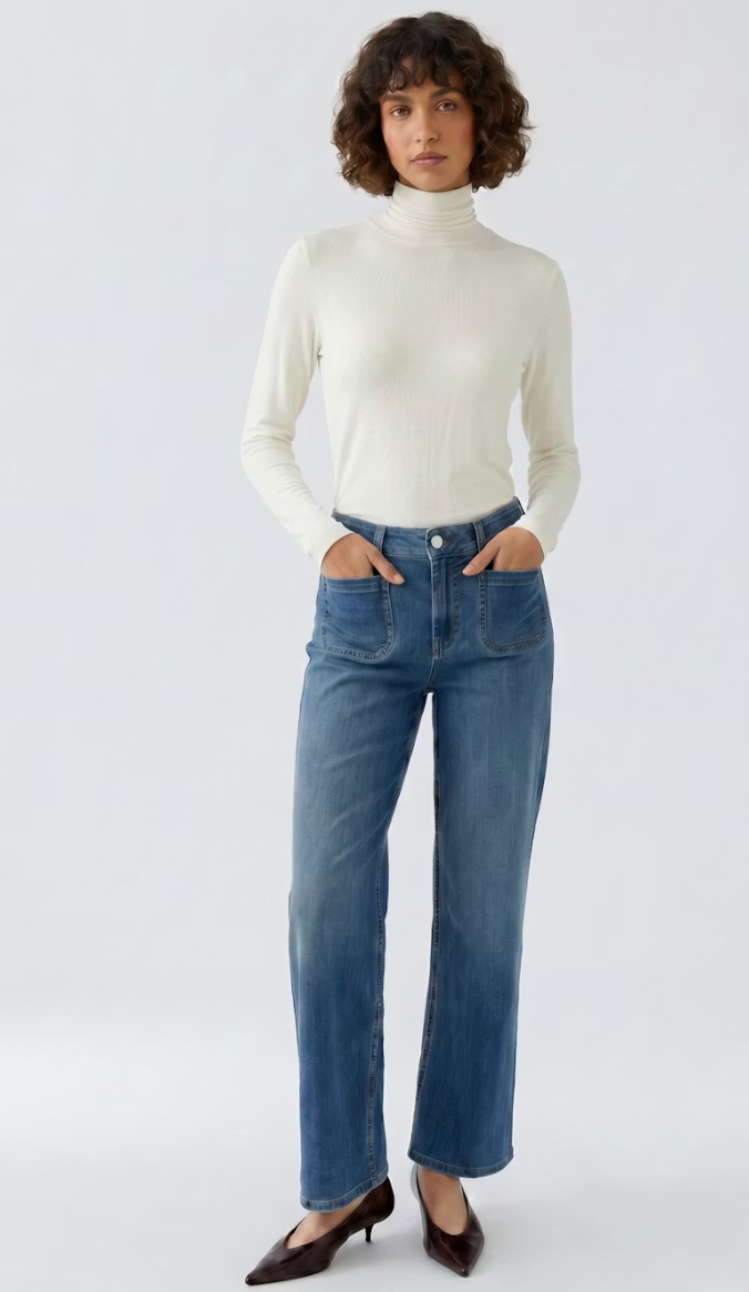 HIGH RISE CROPPED JEAN