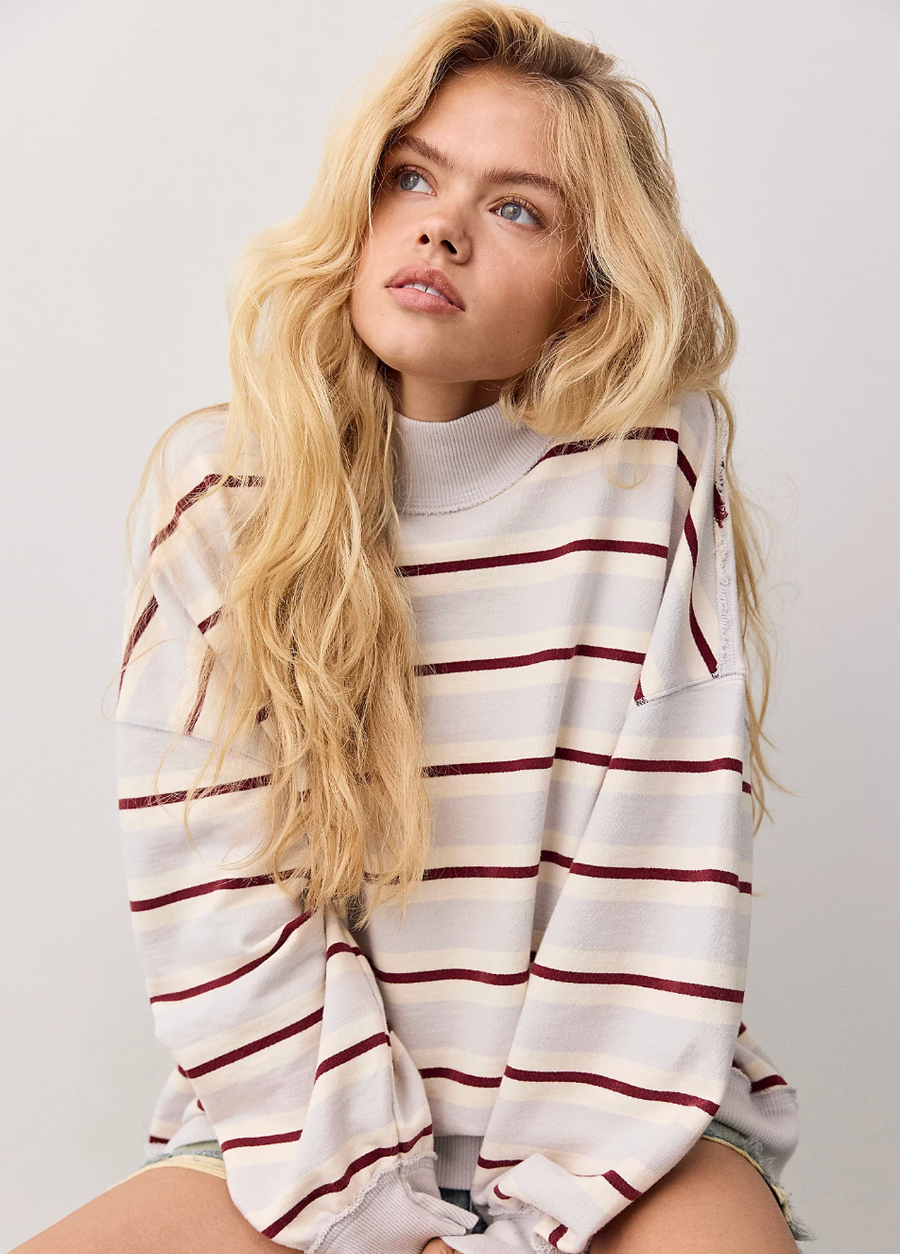 FP PALM SPRINGS STRIPED PULLOVER
