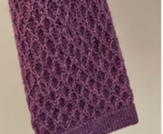 Alpaca Moda Purple Knit Sweater Dress