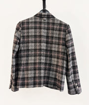Black Fleece Plaid Blazer
