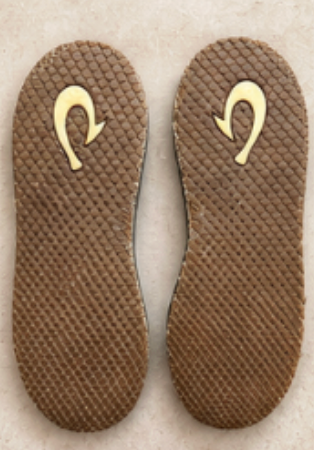 Brown Leather Olukai Flip Flops