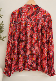 Floral Blank London Blouse, 1X