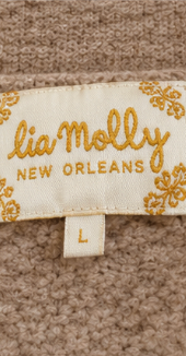 Yellow Lia Molly Sweater, Large