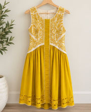Moulinette Soeurs Embroidered Dress