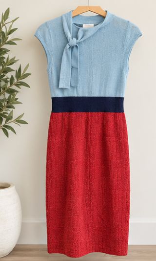 Charlie & Robin Colourblock Knit Dress