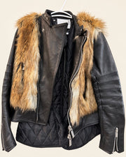 Sacai Leather Moto Jacket