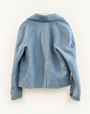 RIANI Blue Jacket & Check Skirt Two-Piece Set