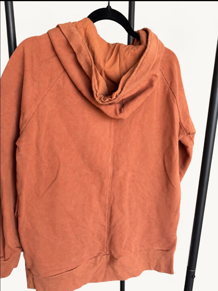 Orly Rust Open-Front Hoodie