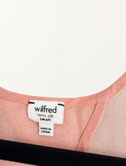 Wilfred 100% Silk Peach Dress