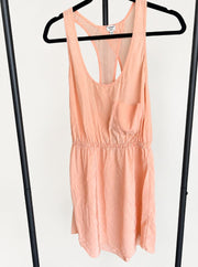 Wilfred 100% Silk Peach Dress