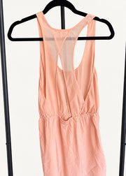 Wilfred 100% Silk Peach Dress