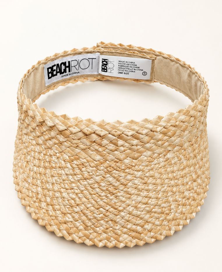 Beach Riot Straw Visor
