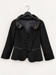 ANDREW GN Black Skirt Suit Set