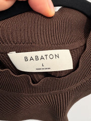 Babaton Ribbed Mock Neck Tank