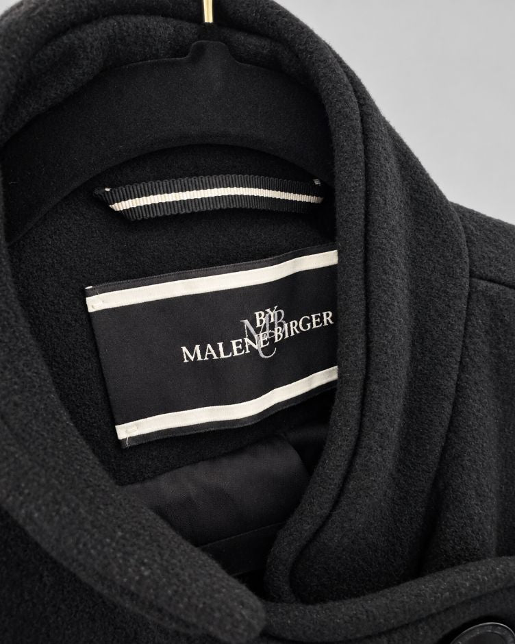 By Malene Birger Embellished Cropped Wool Jacket