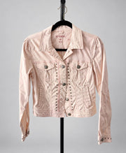 Cream Blush Studded Jacket